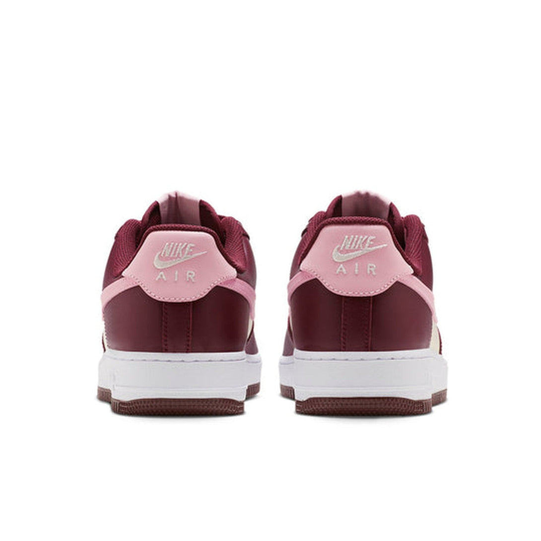 Nike Air Force 1 '07 'Sail Maroon'- Streetwear Fashion - helmiss.com