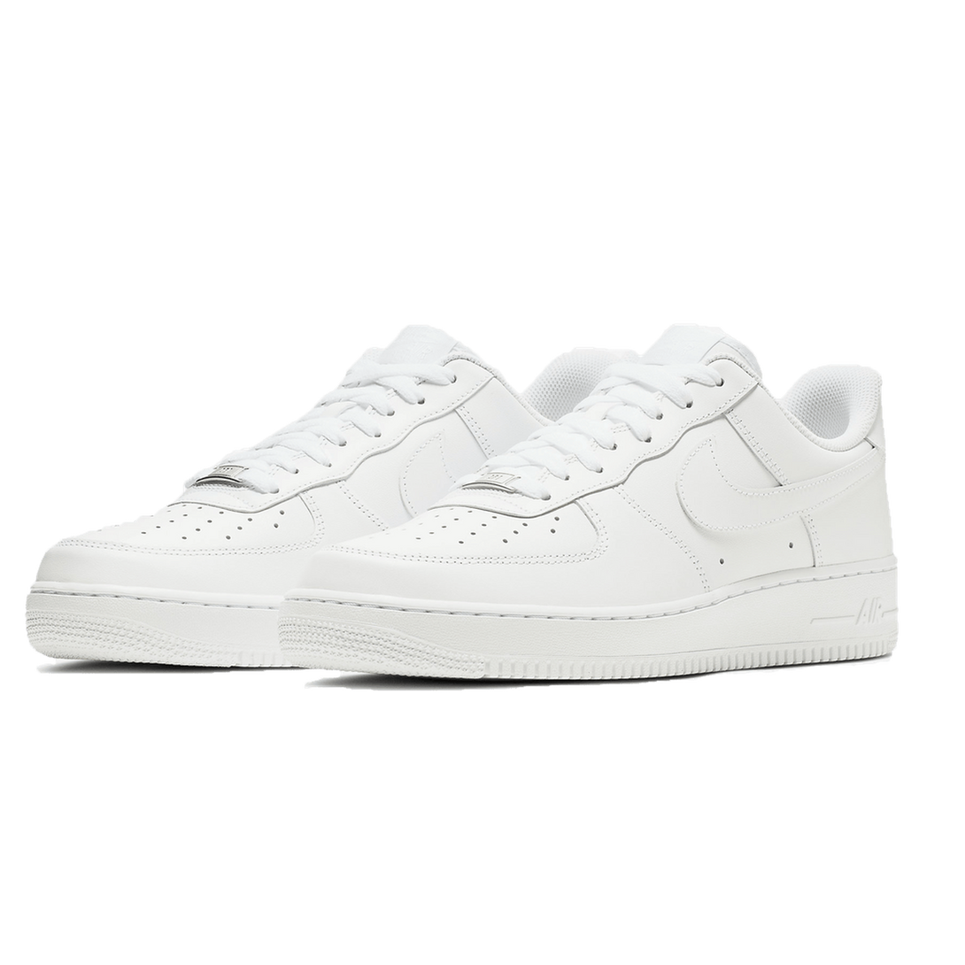 Nike Air Force 1 '07' Triple White'- Streetwear Fashion - helmiss.com