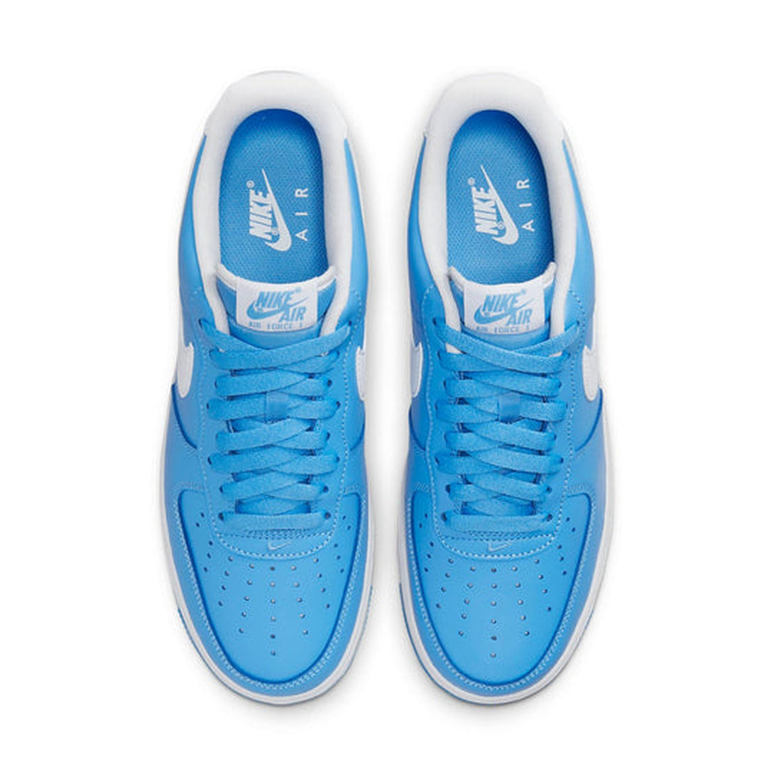 Nike Air Force 1 '07 'University Blue White'- Streetwear Fashion - helmiss.com