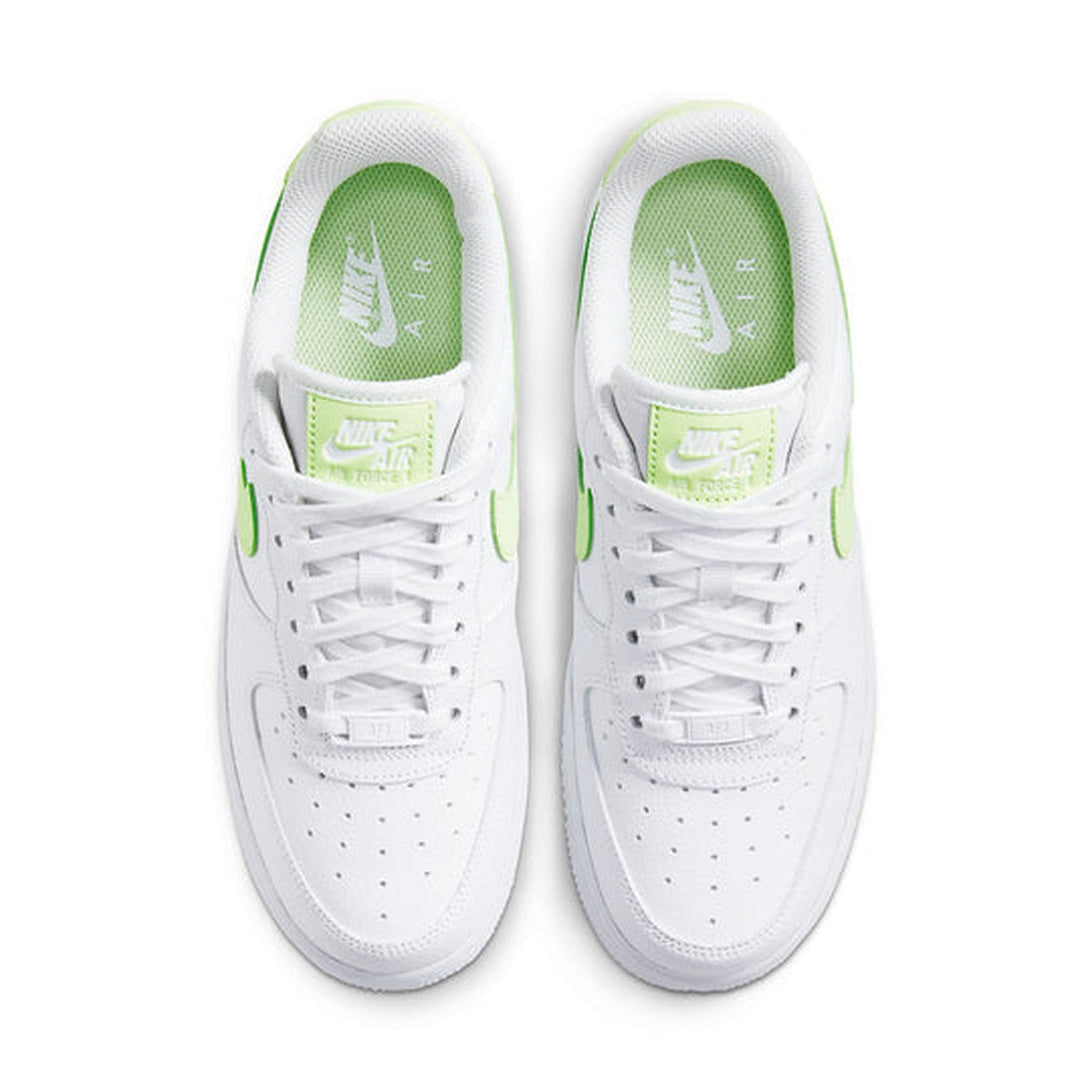 Nike Air Force 1 '07 'White Barely Volt'- Streetwear Fashion - helmiss.com