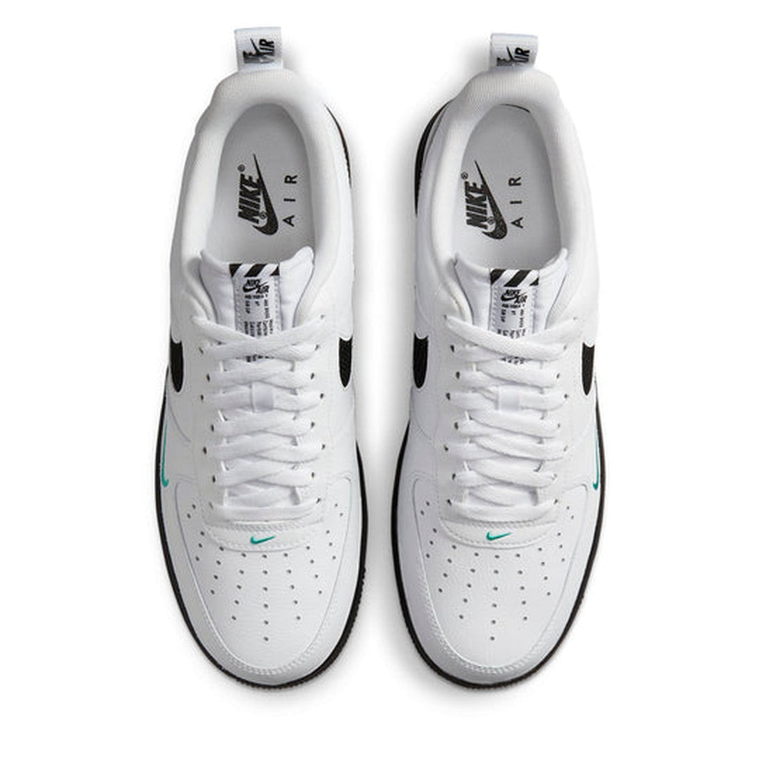 Nike Air Force 1 '07 'White Black Teal'- Streetwear Fashion - helmiss.com