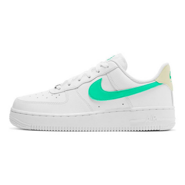 Nike Air Force 1 '07 'White Green Glow'- Streetwear Fashion - helmiss.com