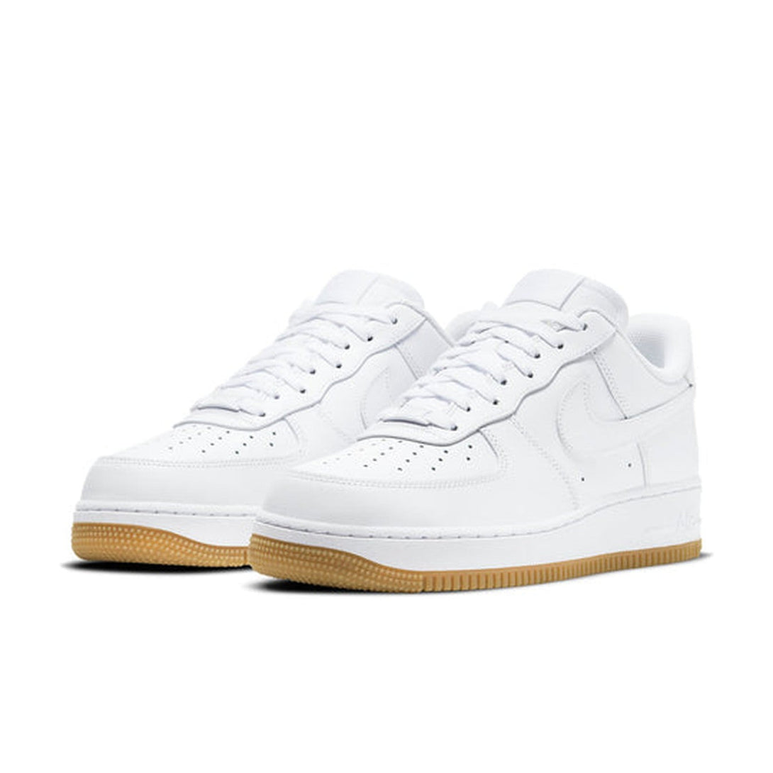 Nike Air Force 1 '07 'White Gum Light Brown'- Streetwear Fashion - helmiss.com