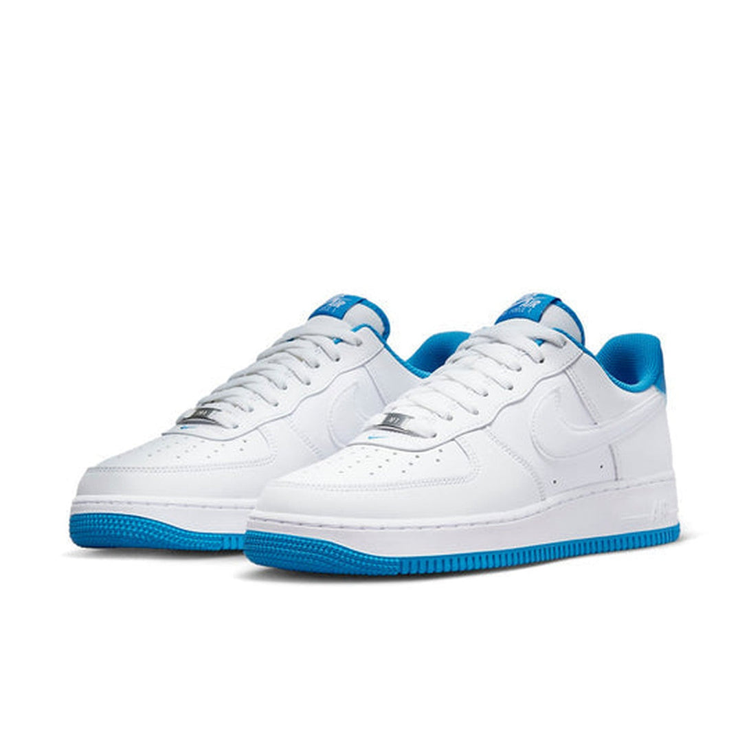 Nike Air Force 1 '07 'White Light Photo Blue'- Streetwear Fashion - helmiss.com