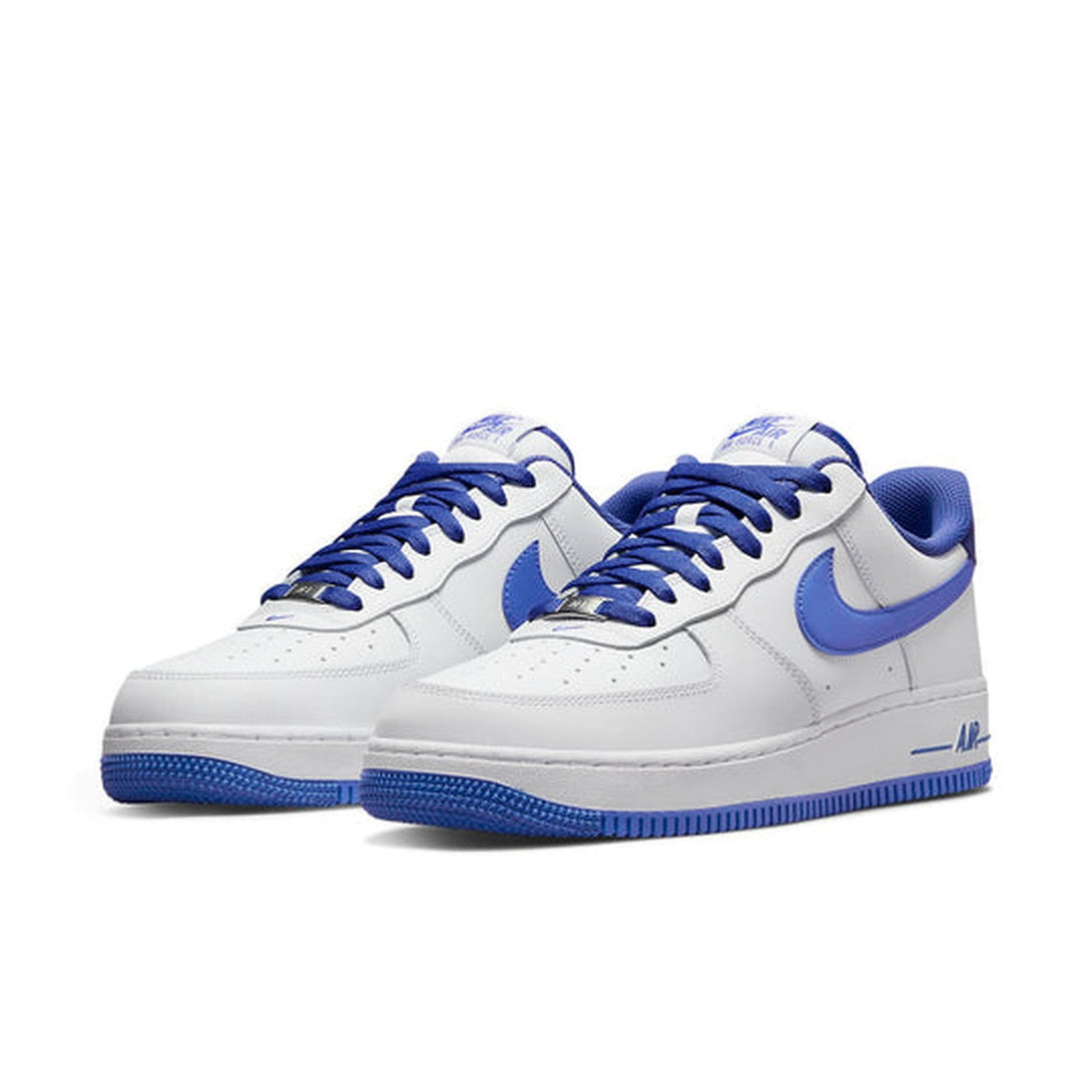 Nike Air Force 1 '07 'White Medium Blue'- Streetwear Fashion - helmiss.com