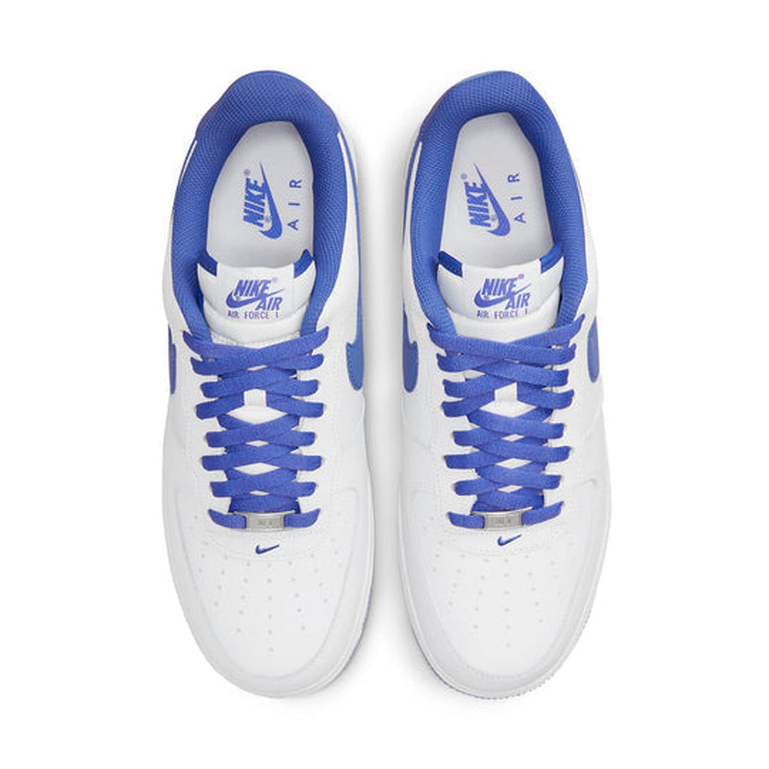 Nike Air Force 1 '07 'White Medium Blue'- Streetwear Fashion - helmiss.com