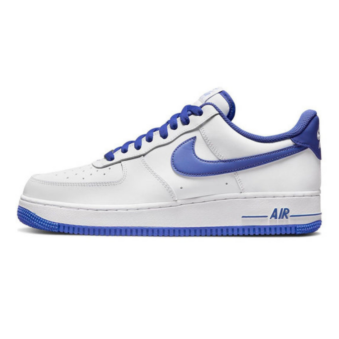 Nike Air Force 1 '07 'White Medium Blue'- Streetwear Fashion - helmiss.com