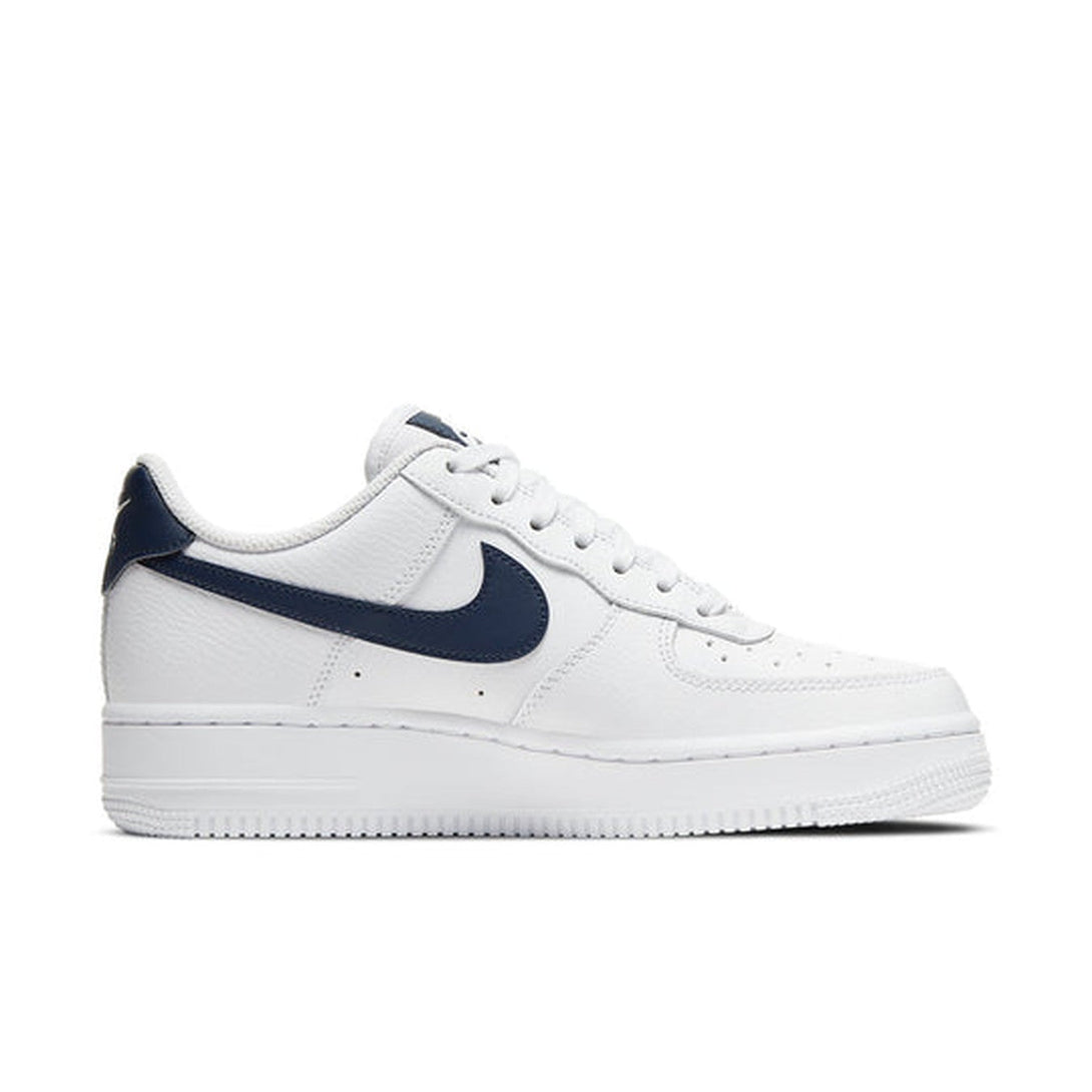 Nike Air Force 1 '07 'White Midnight Navy'- Streetwear Fashion - helmiss.com