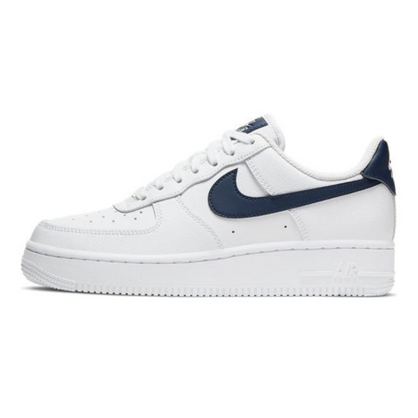 Nike Air Force 1 '07 'White Midnight Navy'- Streetwear Fashion - helmiss.com