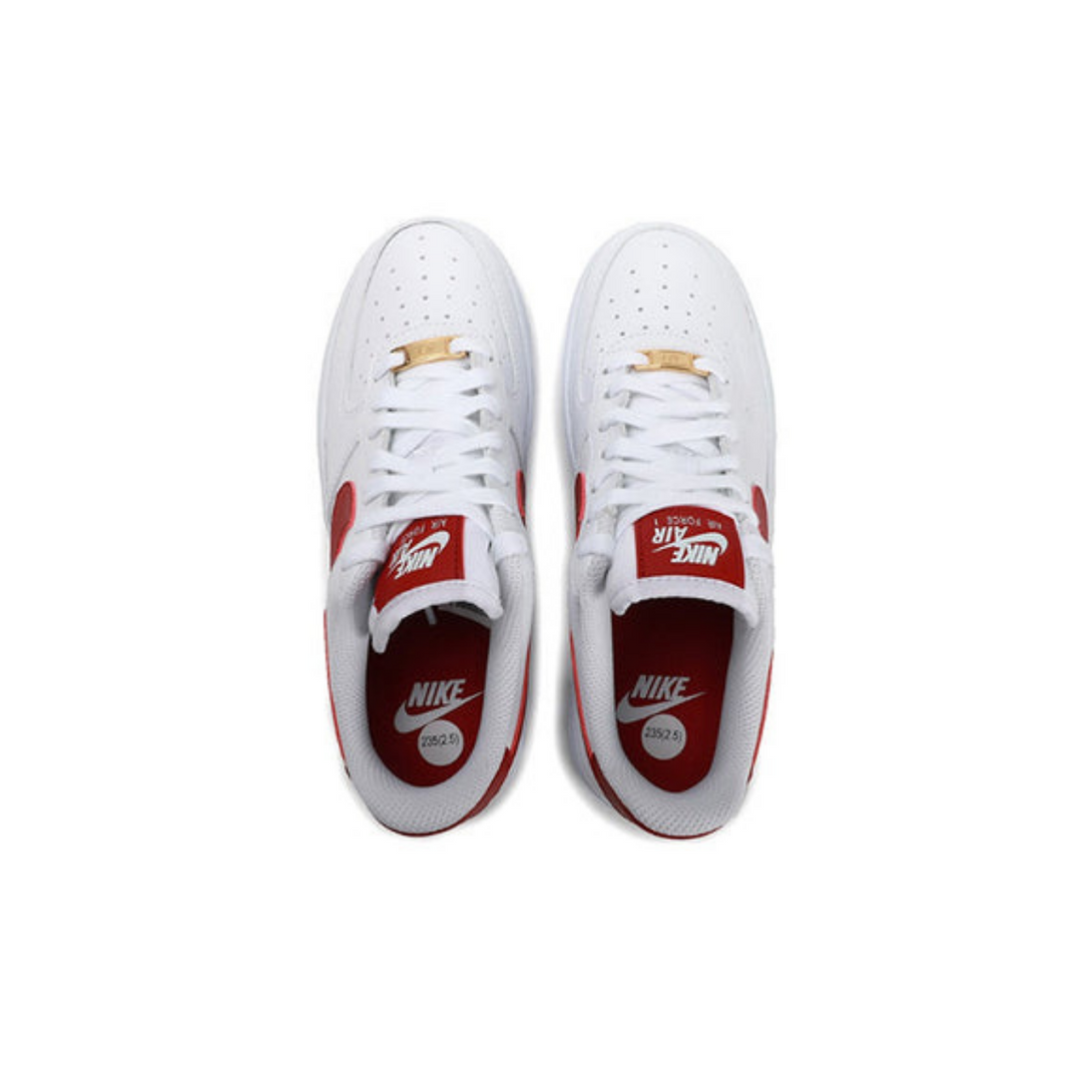 Nike Air Force 1 '07 'White Noble Red'- Streetwear Fashion - helmiss.com