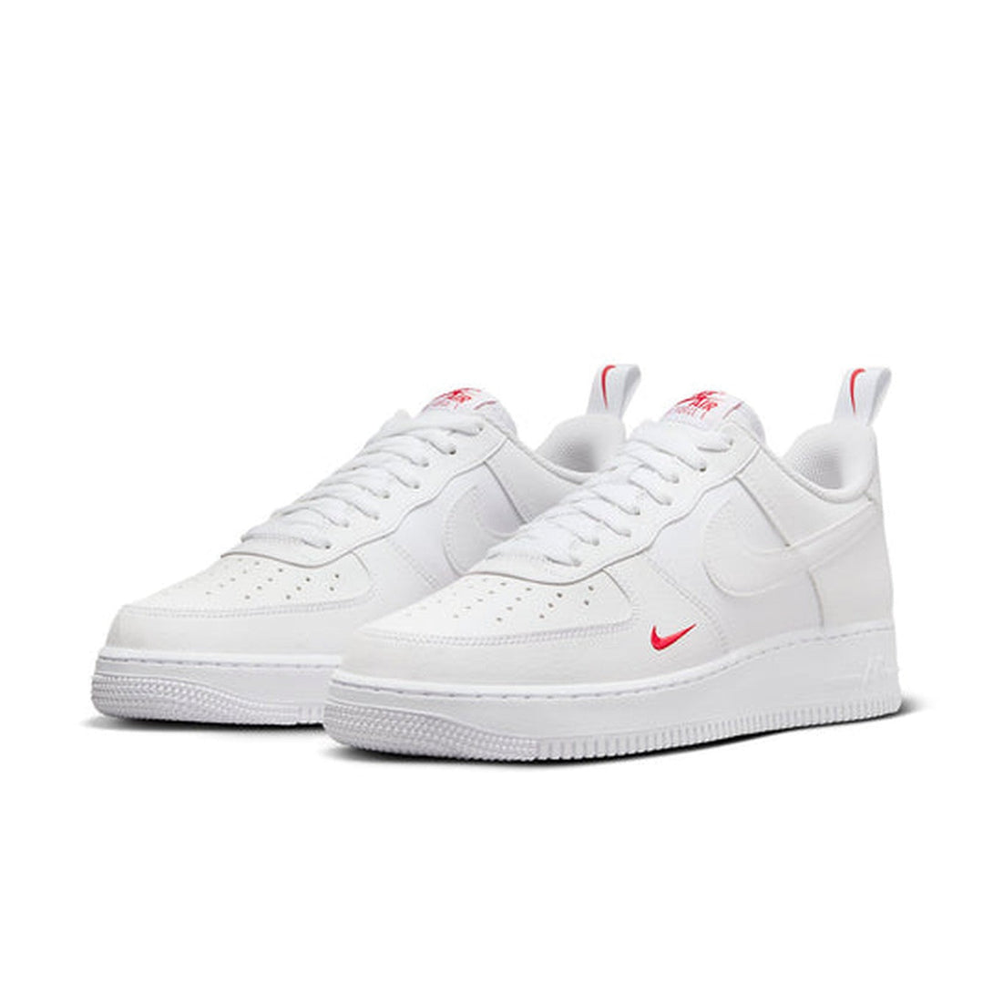 Nike Air Force 1 '07 'White University Red'- Streetwear Fashion - helmiss.com