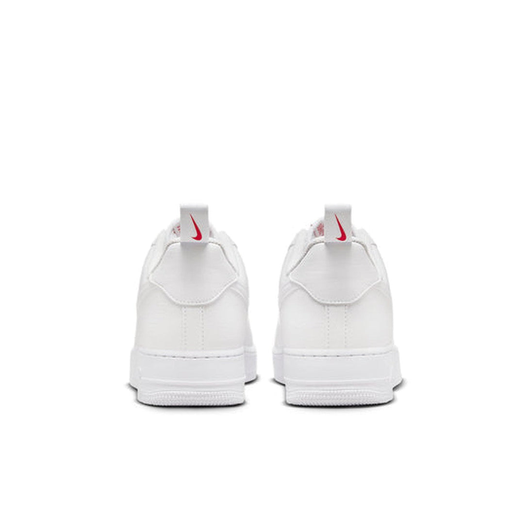 Nike Air Force 1 '07 'White University Red'- Streetwear Fashion - helmiss.com