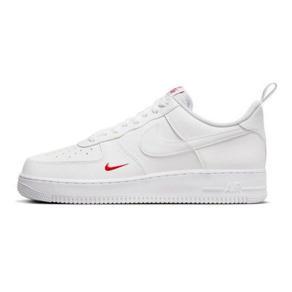 Nike Air Force 1 '07 'White University Red'- Streetwear Fashion - helmiss.com