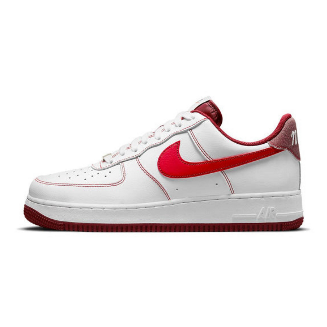 Nike Air Force 1 '07 'White University Red'- Streetwear Fashion - helmiss.com