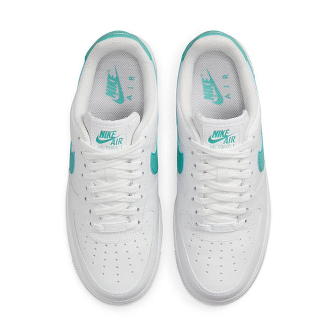 Nike Air Force 1 '07 'White Washed Teal'- Streetwear Fashion - helmiss.com