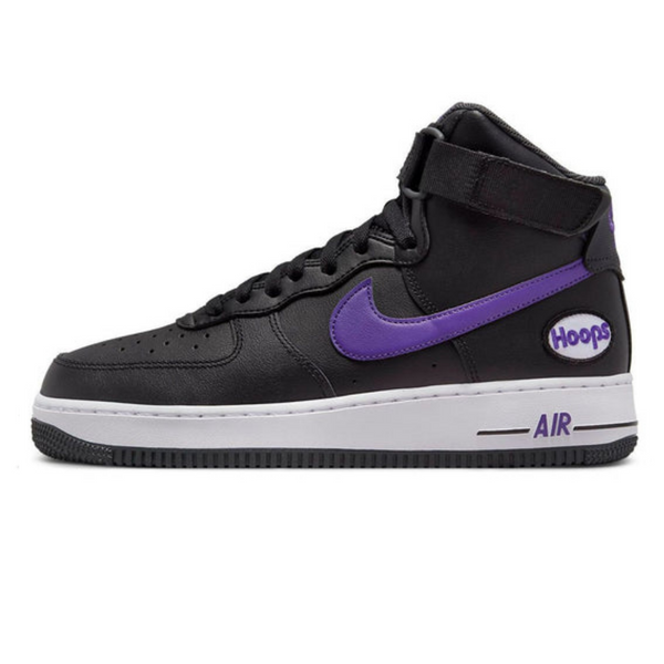 Nike Air Force 1 High '07 LV8 Hoops 'Black Purple'- Streetwear Fashion - helmiss.com