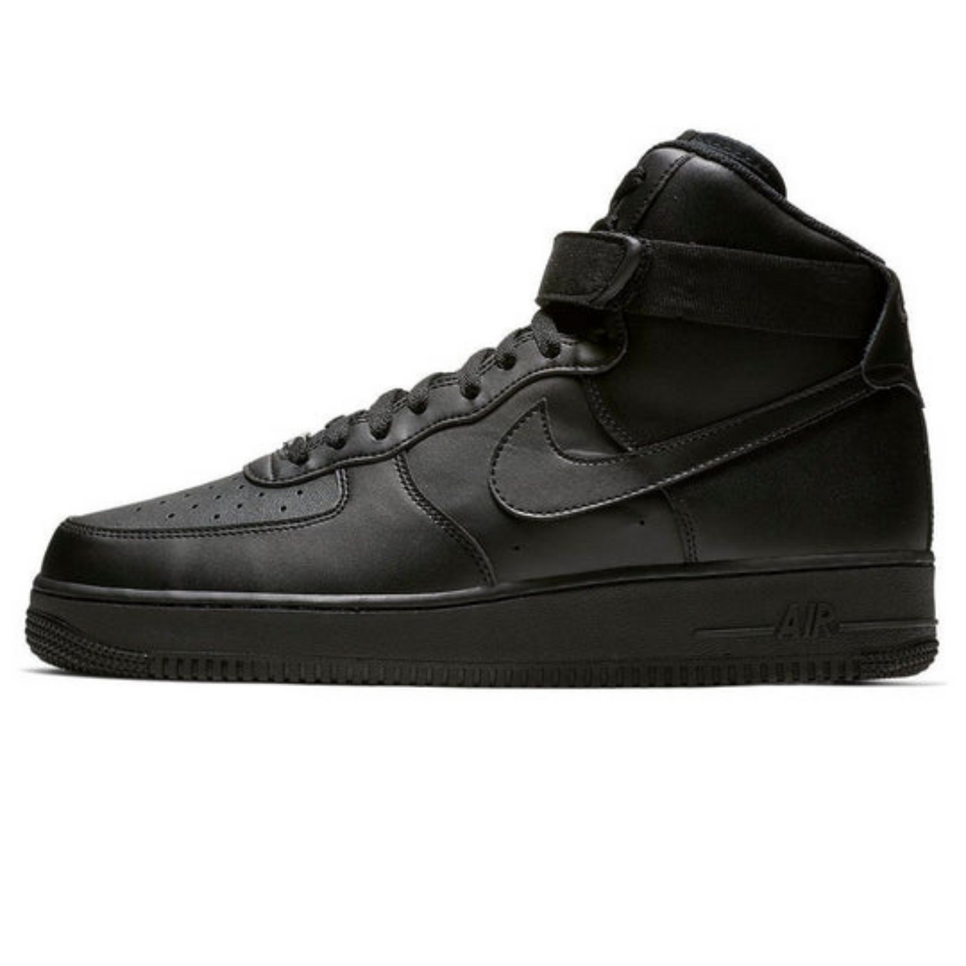 Nike Air Force 1 High '07 'Triple Black 2020'- Streetwear Fashion - helmiss.com