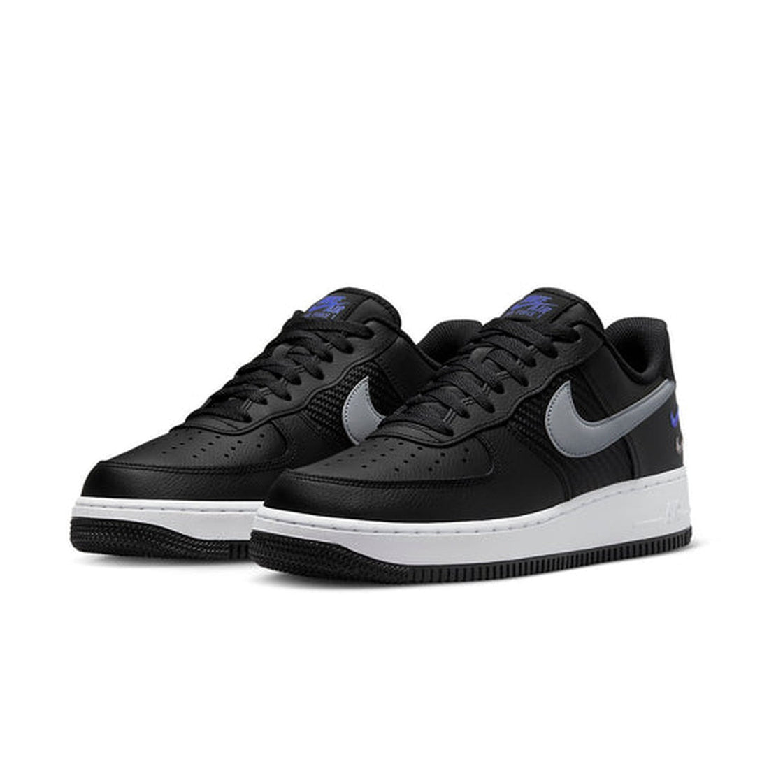 Nike Air Force 1 Low '07 'Double Swoosh Black Racer Blue'- Streetwear Fashion - helmiss.com