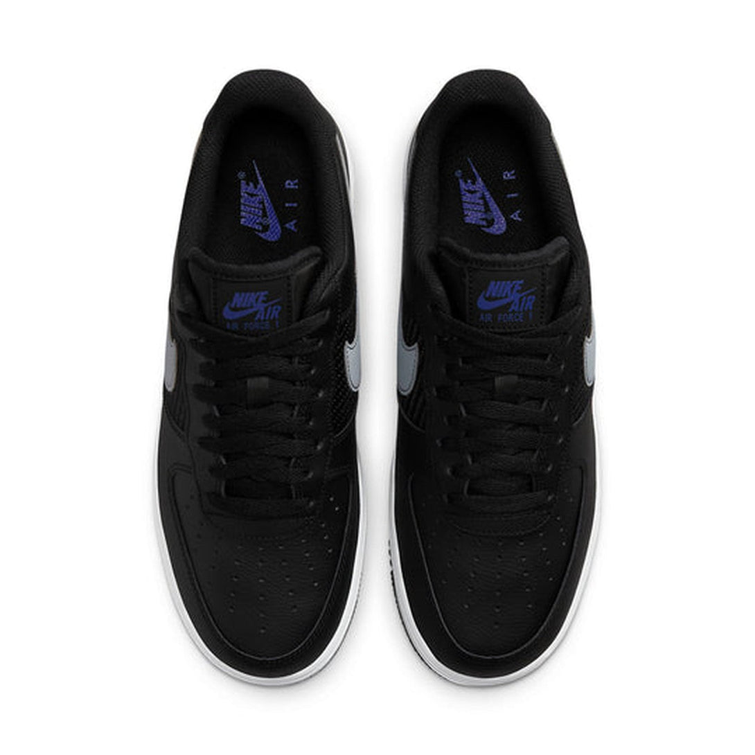 Nike Air Force 1 Low '07 'Double Swoosh Black Racer Blue'- Streetwear Fashion - helmiss.com