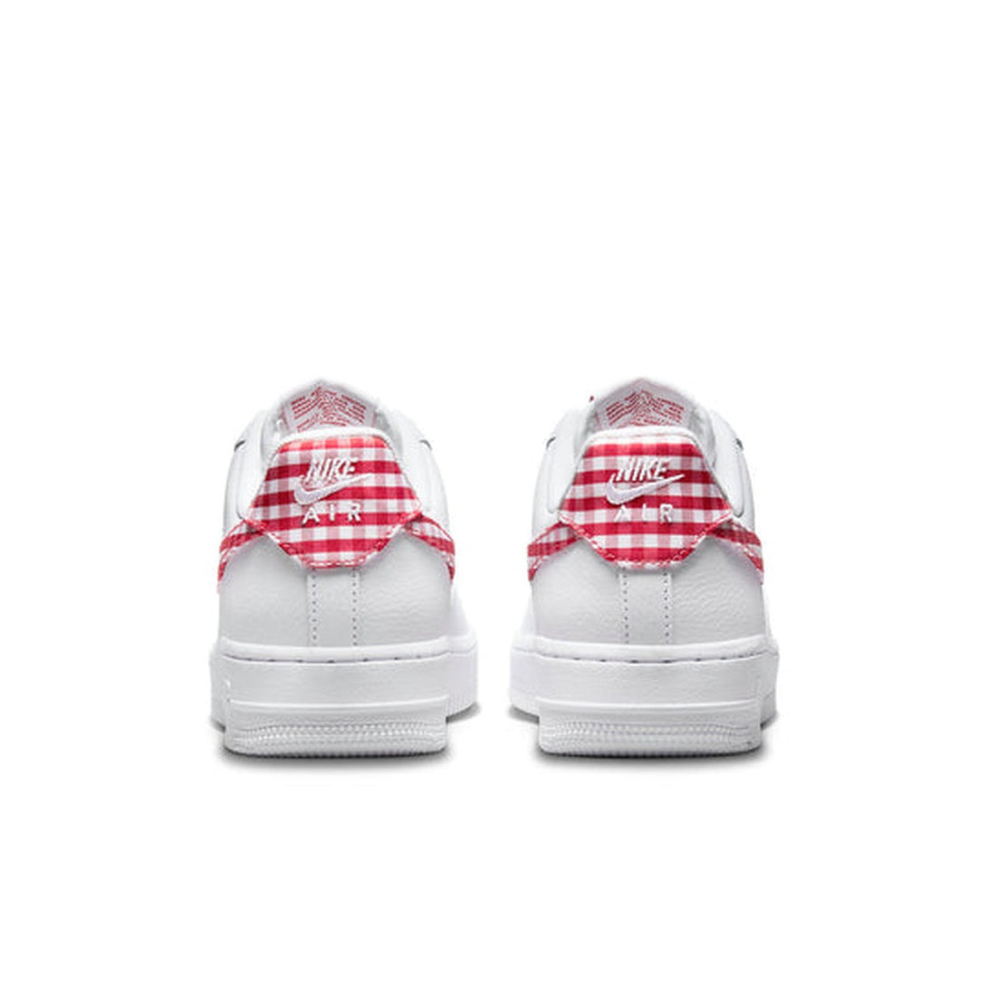 Nike Air Force 1 Low '07 Essential 'Mystic Red Gingham'- Streetwear Fashion - helmiss.com