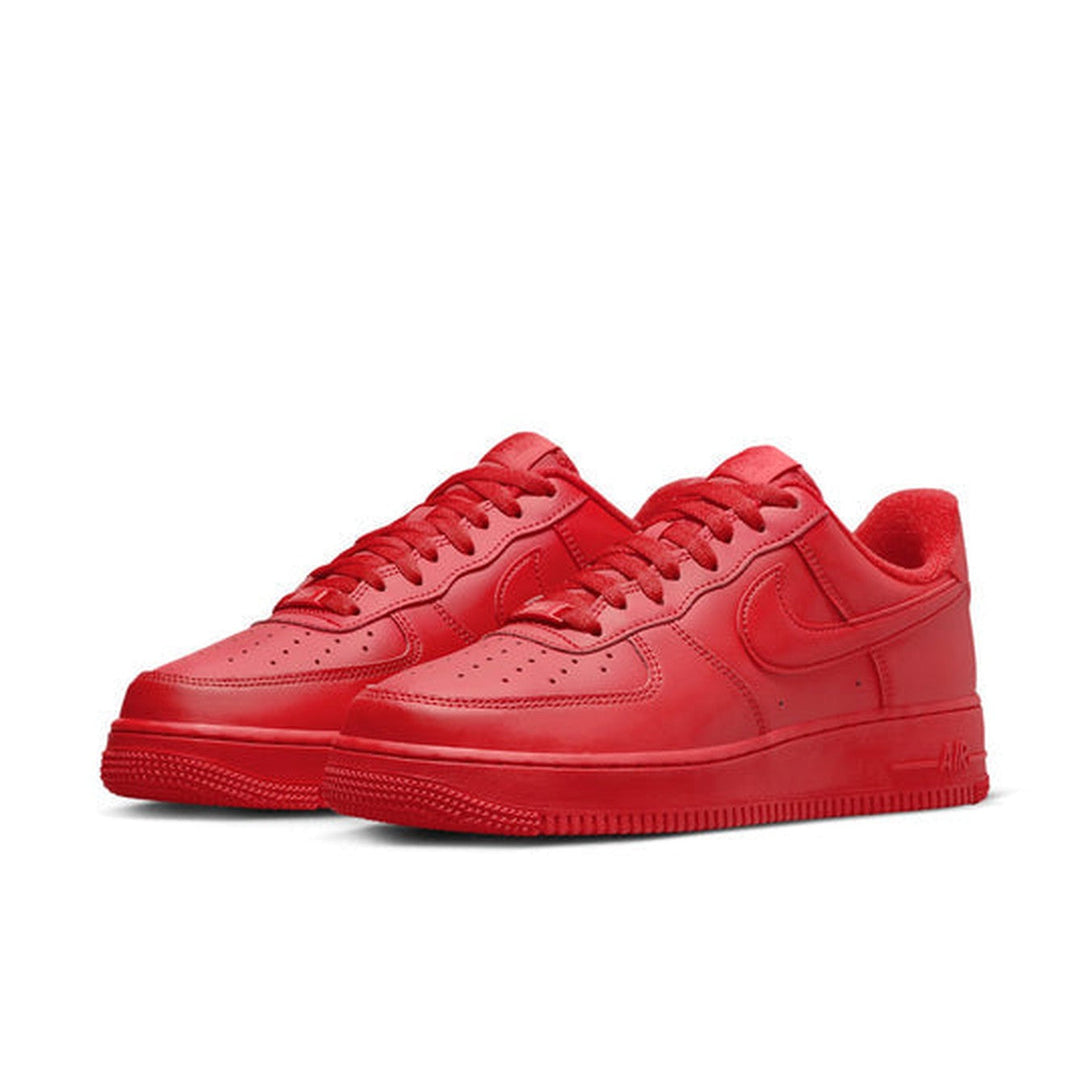 Nike Air Force 1 Low '07 LV8 1 'Triple Red'- Streetwear Fashion - helmiss.com