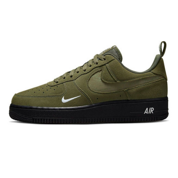 Nike Air Force 1 Low '07 LV8 'Reflective Swoosh - Cargo Khaki'- Streetwear Fashion - helmiss.com