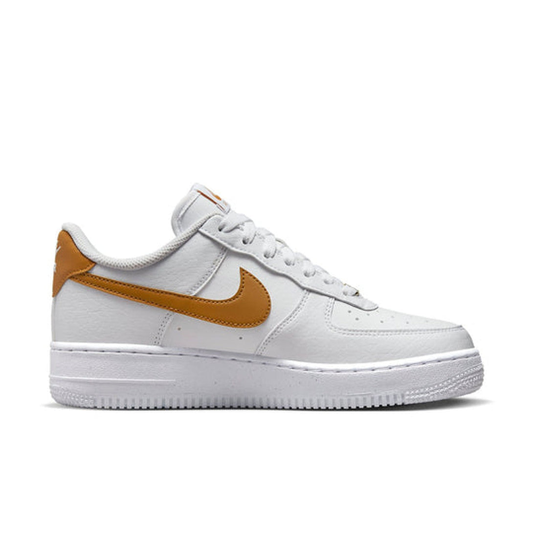 Nike Air Force 1 Low '07 Next Nature 'White Gold Suede'- Streetwear Fashion - helmiss.com