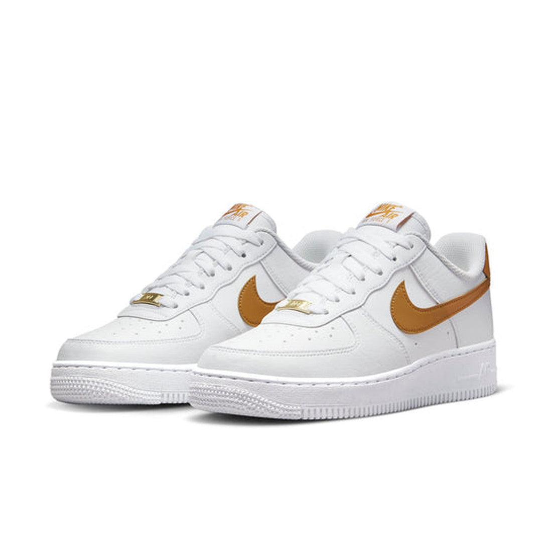 Nike Air Force 1 Low '07 Next Nature 'White Gold Suede'- Streetwear Fashion - helmiss.com