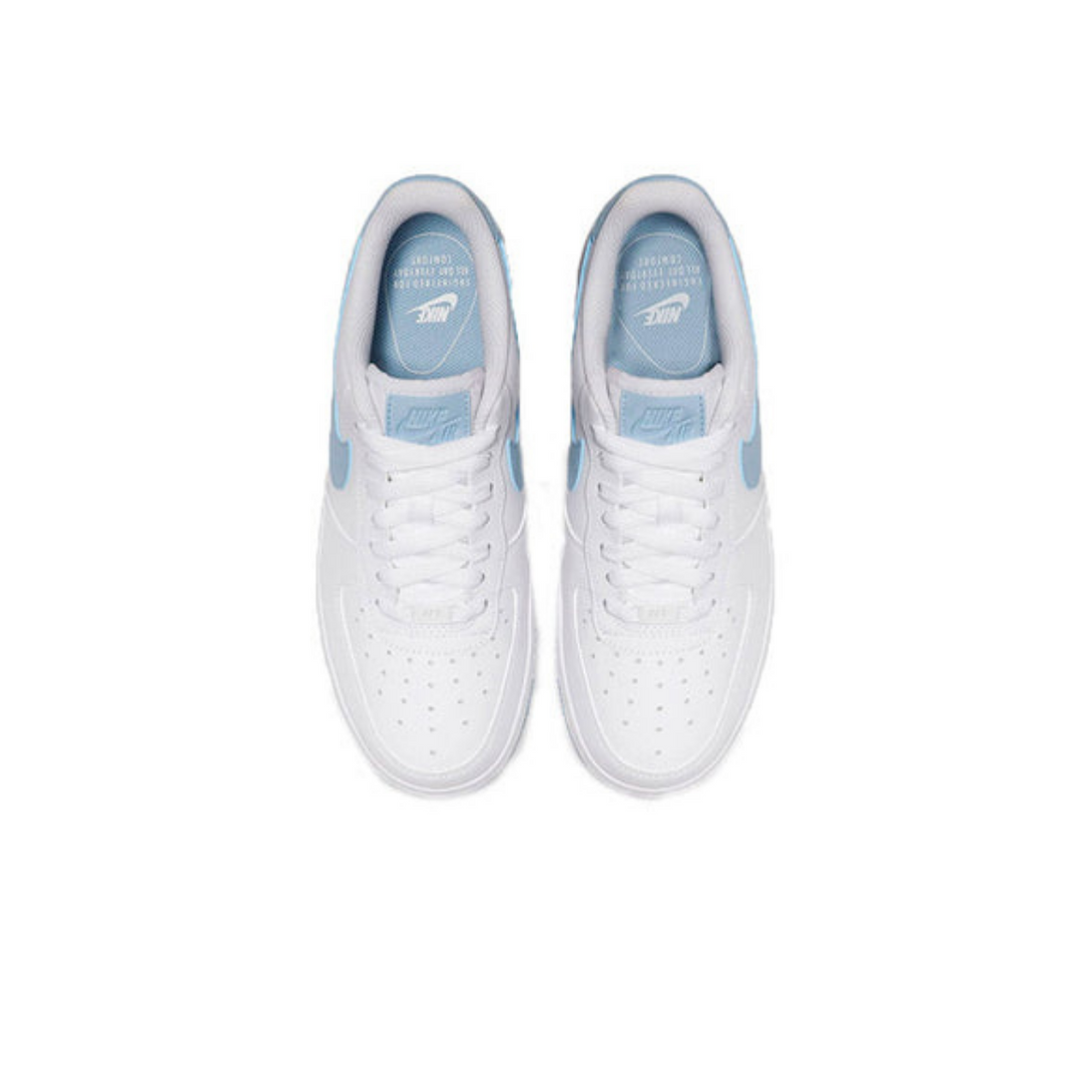 Nike Air Force 1 Low '07 Patent 'Light Armory Blue'- Streetwear Fashion - helmiss.com