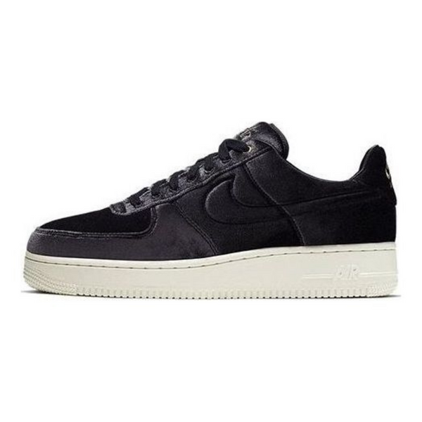 Nike Air Force 1 Low '07 Premium 'Black Velour'- Streetwear Fashion - helmiss.com