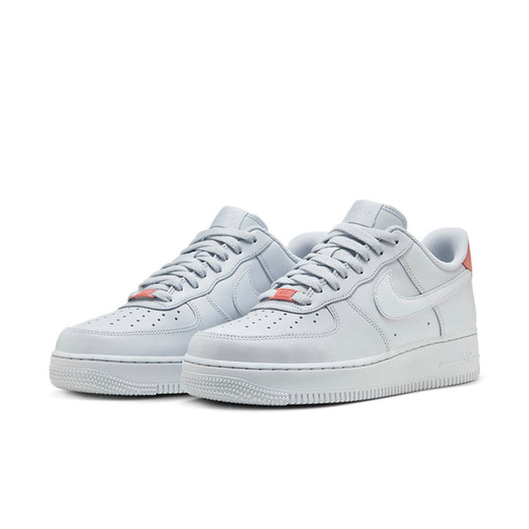 Nike Air Force 1 Low '07 'Pure Platinum Red Stardust'- Streetwear Fashion - helmiss.com