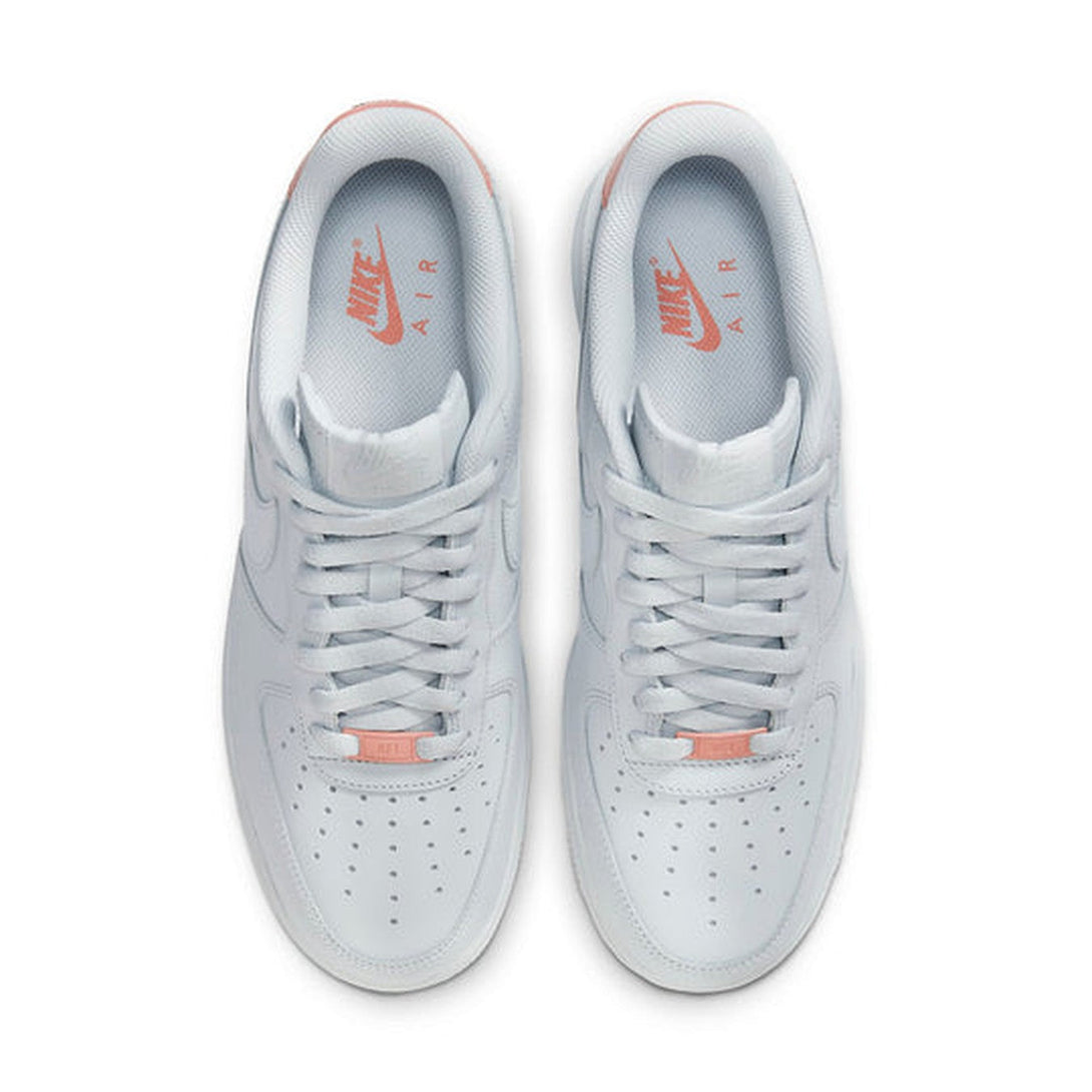 Nike Air Force 1 Low '07 'Pure Platinum Red Stardust'- Streetwear Fashion - helmiss.com