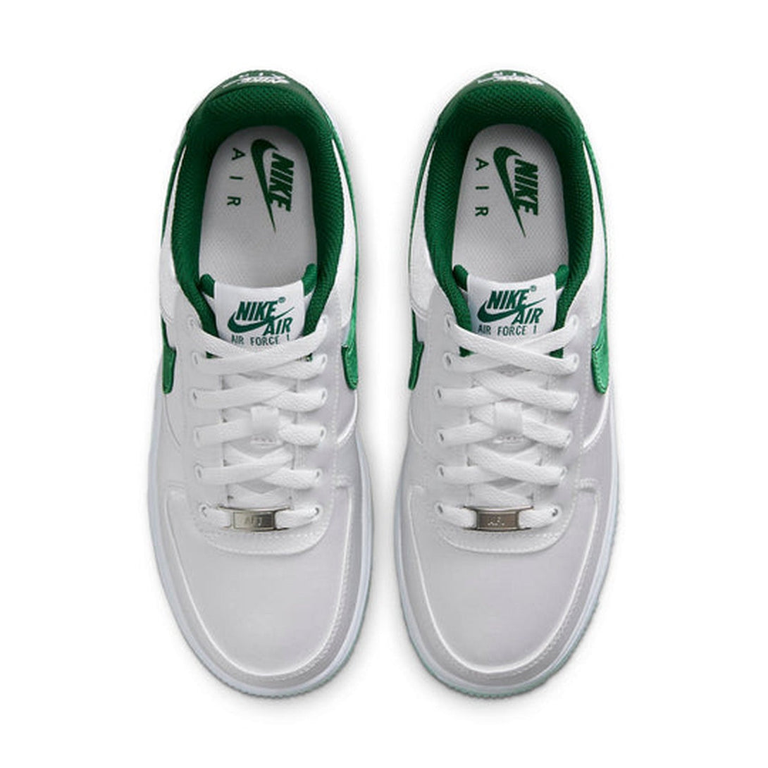 Nike Air Force 1 Low '07 'Satin' White Pine Green- Streetwear Fashion - helmiss.com