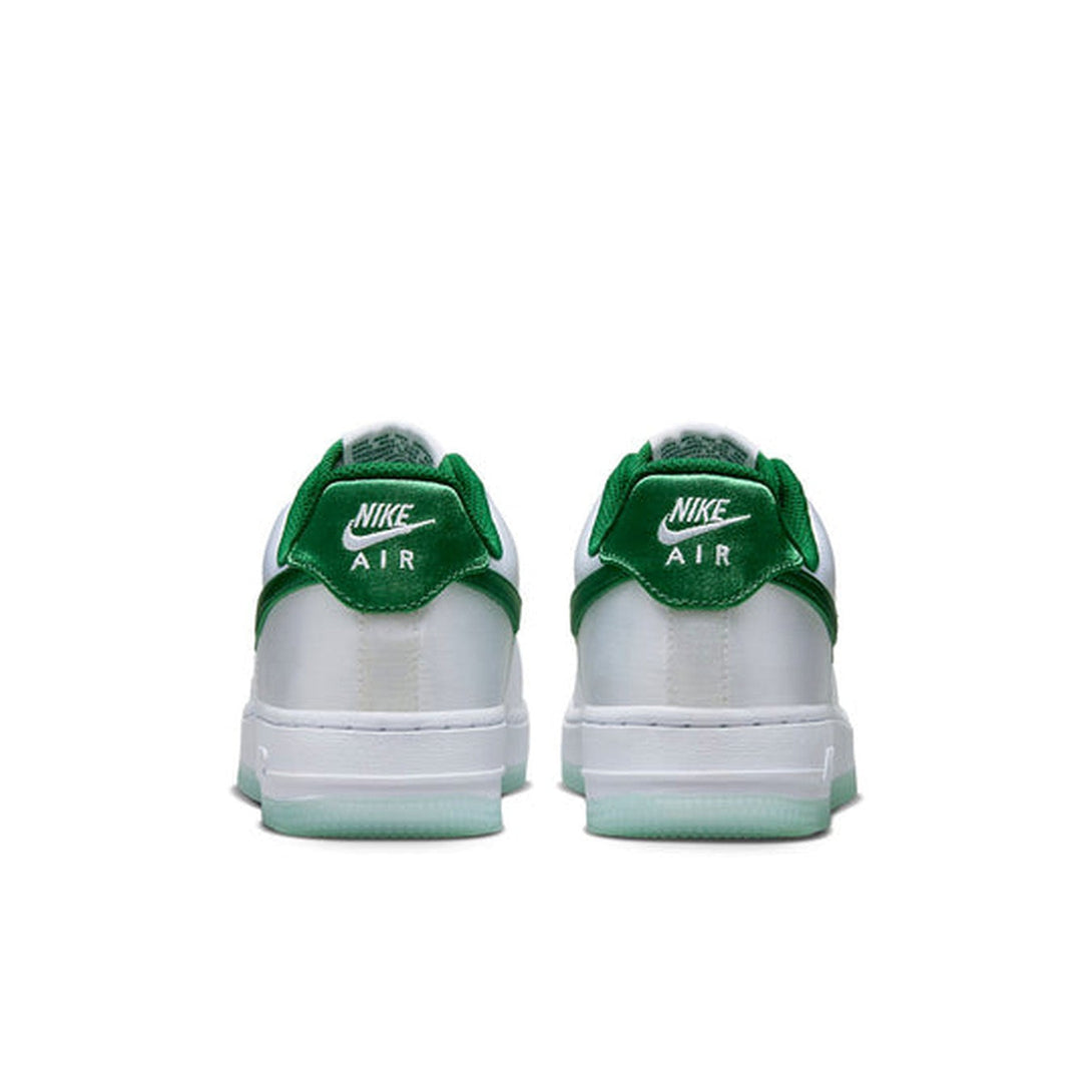 Nike Air Force 1 Low '07 'Satin' White Pine Green- Streetwear Fashion - helmiss.com