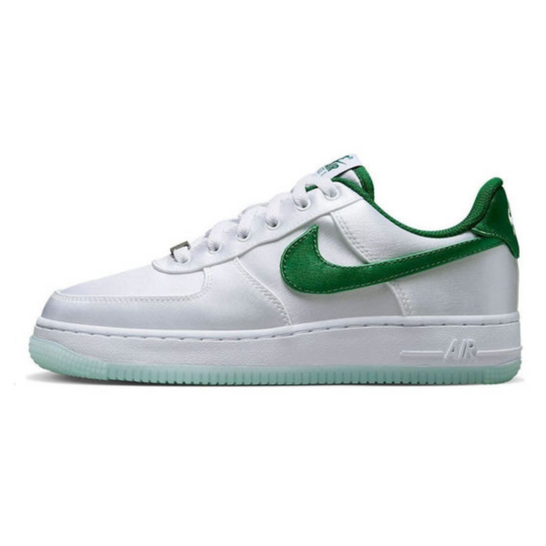 Nike Air Force 1 Low '07 'Satin' White Pine Green- Streetwear Fashion - helmiss.com