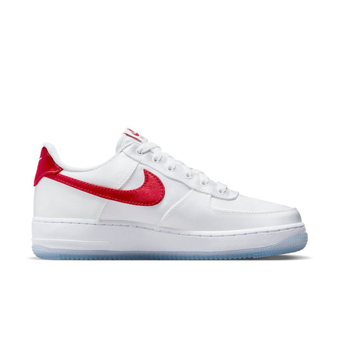 Nike Air Force 1 Low '07 'Satin White Varsity Red'- Streetwear Fashion - helmiss.com