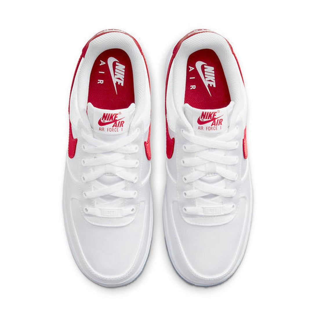 Nike Air Force 1 Low '07 'Satin White Varsity Red'- Streetwear Fashion - helmiss.com