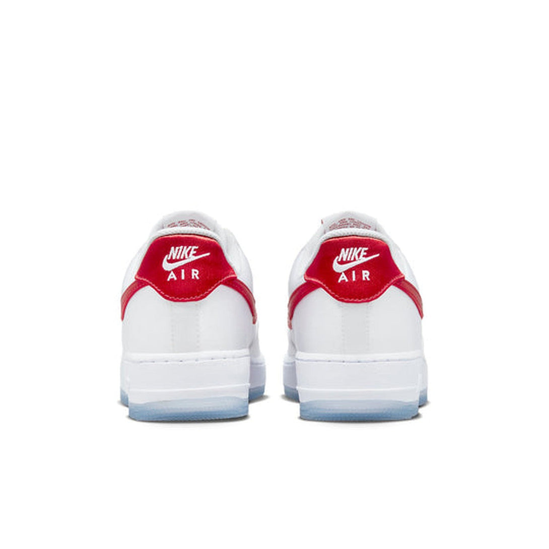 Nike Air Force 1 Low '07 'Satin White Varsity Red'- Streetwear Fashion - helmiss.com