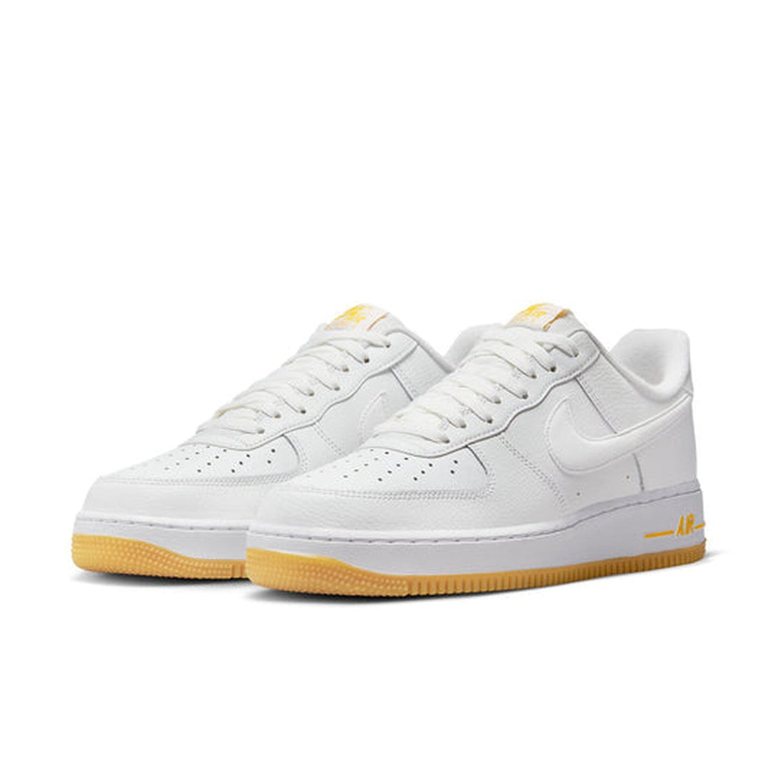 Nike Air Force 1 Low '07 'White University Gold Gum'- Streetwear Fashion - helmiss.com