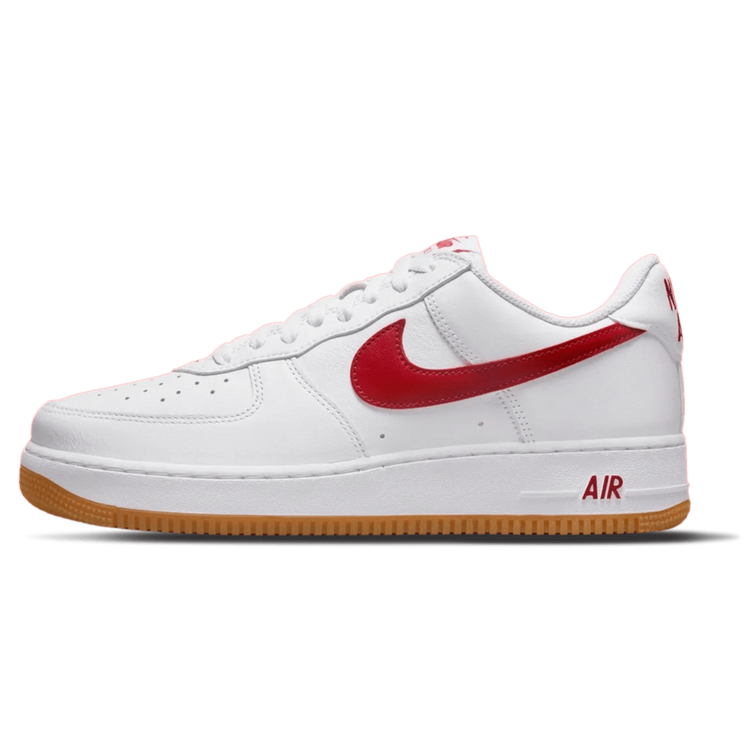 Nike Air Force 1 Low 'Colour of the Month - White University Red'- Streetwear Fashion - helmiss.com