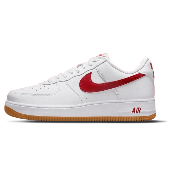 Nike Air Force 1 Low 'Colour of the Month - White University Red'- Streetwear Fashion - helmiss.com