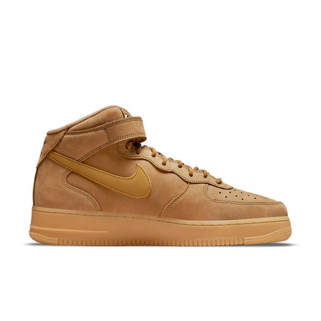 Nike Air Force 1 Mid '07 'Flax'- Streetwear Fashion - helmiss.com