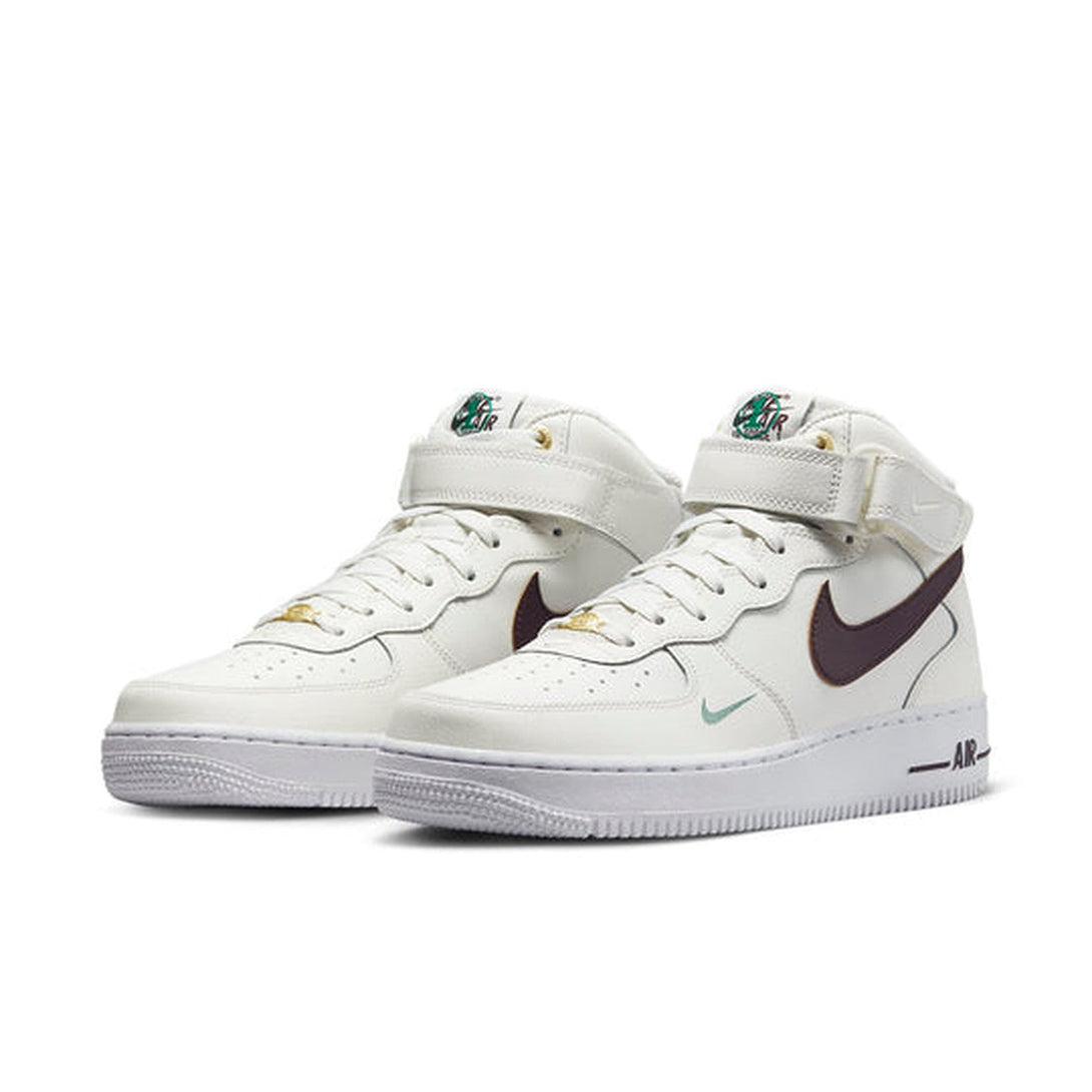 Nike Air Force 1 Mid '07 LV8 '40th Anniversary - Sail Brown Basalt'- Streetwear Fashion - helmiss.com