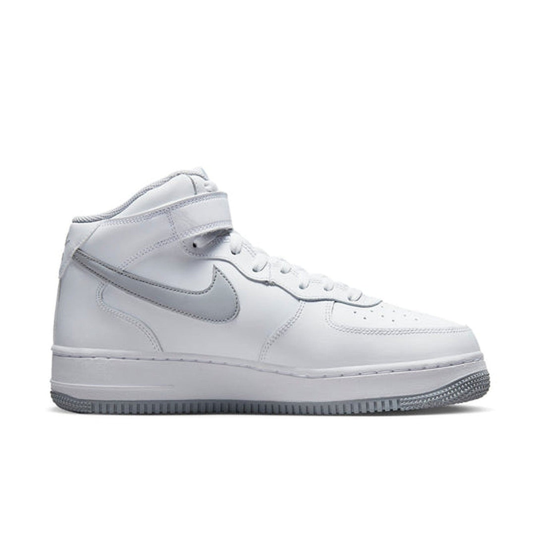 Nike Air Force 1 Mid '07 'White Wolf Grey'- Streetwear Fashion - helmiss.com