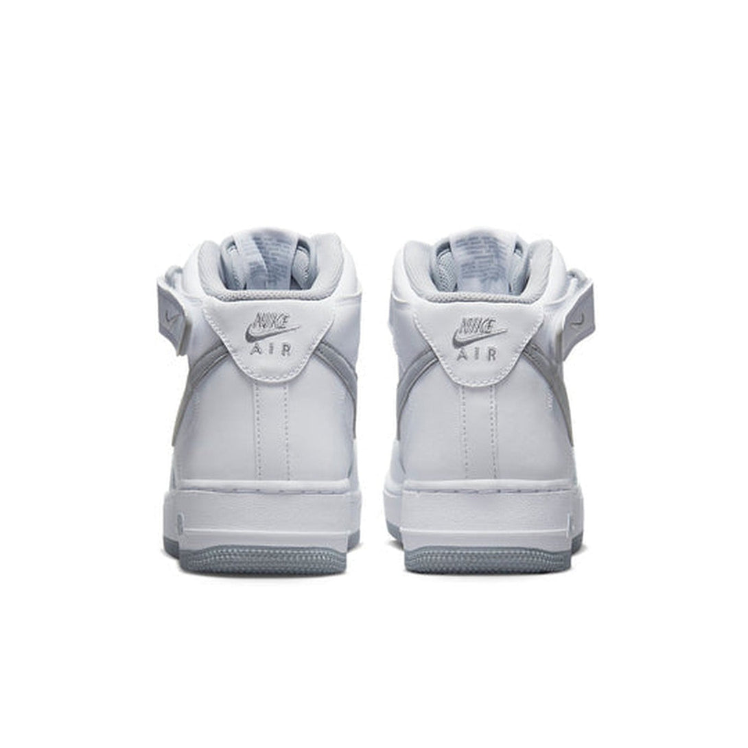 Nike Air Force 1 Mid '07 'White Wolf Grey'- Streetwear Fashion - helmiss.com