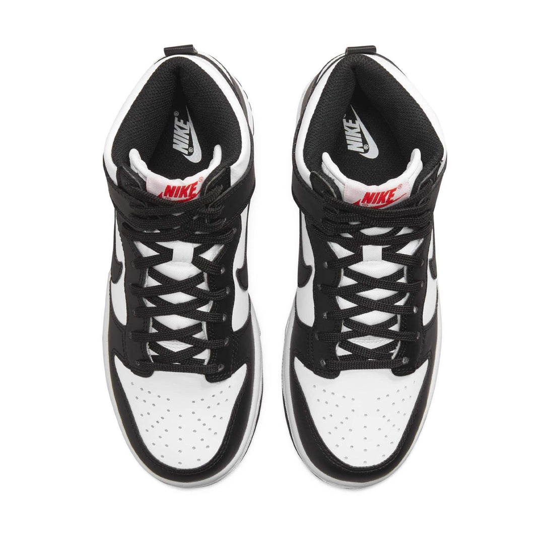 Nike Dunk High GS 'Black White'- Streetwear Fashion - helmiss.com