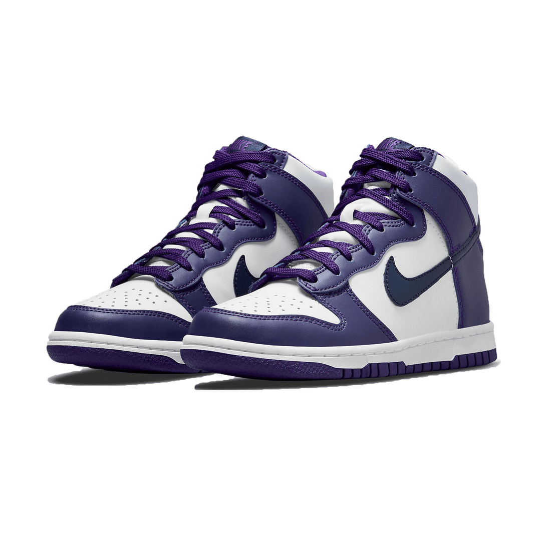 Nike Dunk High GS 'Purple Midnight Navy'- Streetwear Fashion - helmiss.com