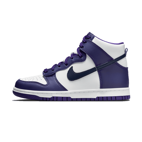 Nike Dunk High GS 'Purple Midnight Navy'- Streetwear Fashion - helmiss.com