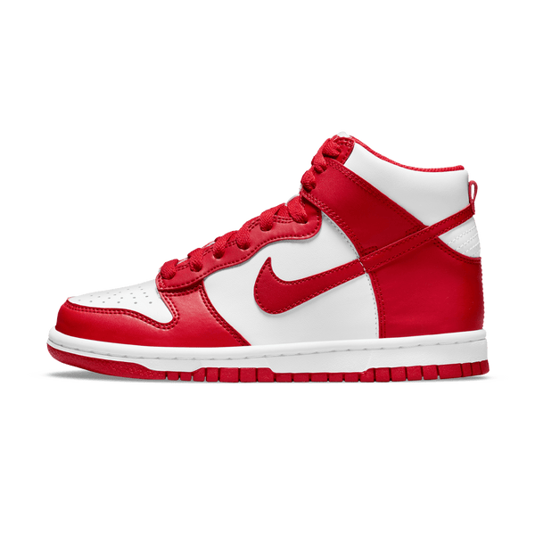 Nike Dunk High GS 'University Red'- Streetwear Fashion - helmiss.com