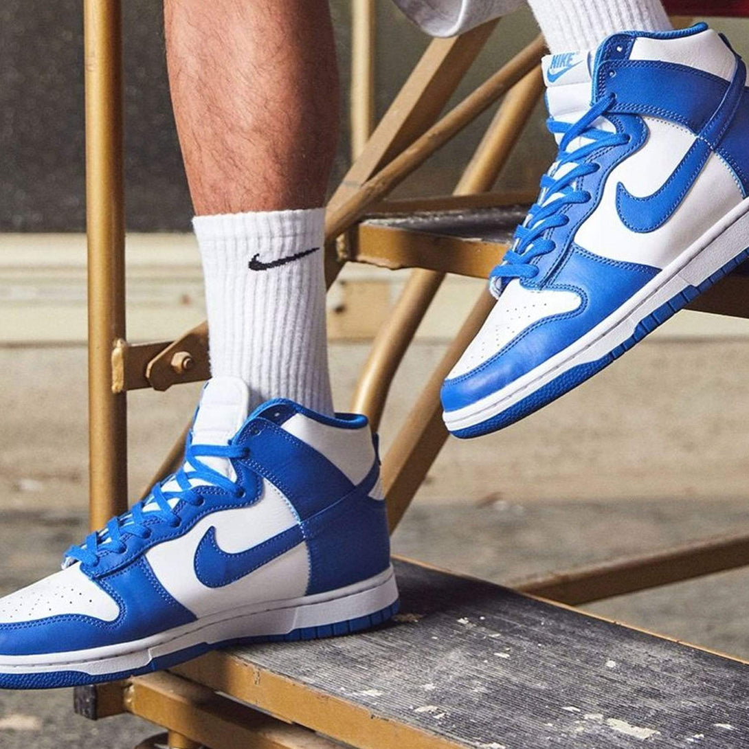 Nike Dunk High 'Kentucky' 2021- Streetwear Fashion - helmiss.com